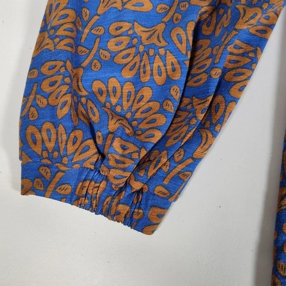 Boden Naomi Relaxed Jersey Dress Gingerbread, Dandelion Sprig 14 - Picture 11 of 13